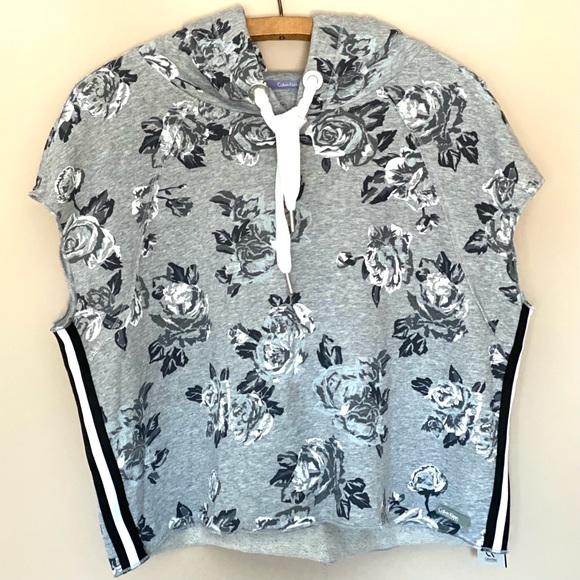 💕HOST PICK💕 NWT Calvin Klein Sleeveless Cropped Hoodie - Picture 3 of 15